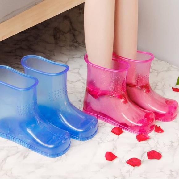 Foot Bath Circulation Portable massage scrub Spa Travel Pedicure Basin shoes - Picture 4 of 15